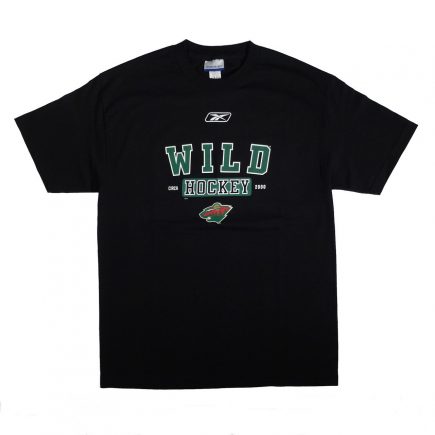 Minnesota Wild Hockey Vintage Reebok T Shirt Front