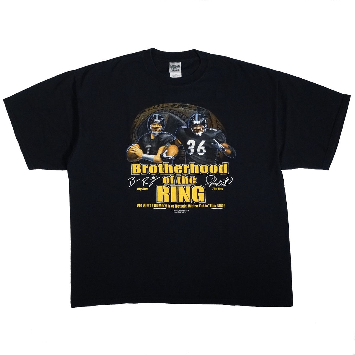 Pittsburgh Steelers Bettis Brotherhood Ring 2006 Shirt Front