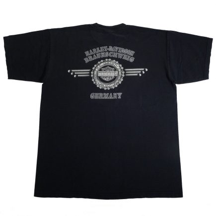 Braunschweig Germany Harley Davidson T Shirt Back