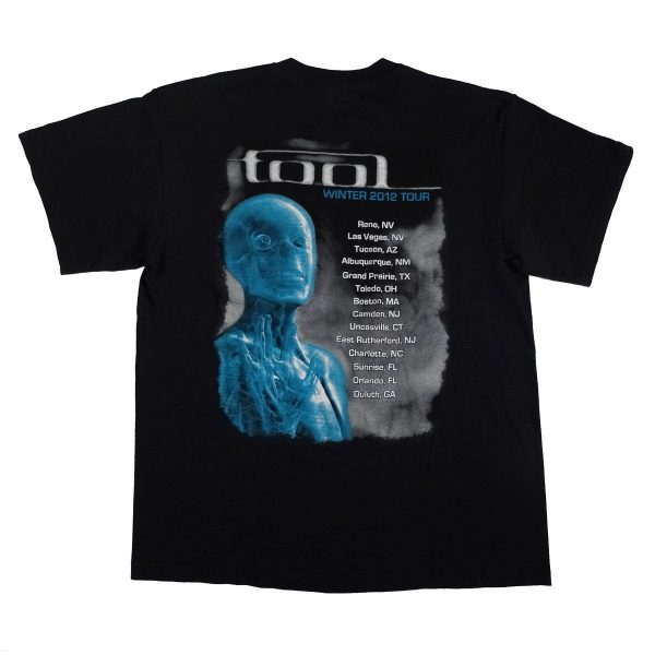 Tool Winter 2012 Tour Concert T Shirt Back