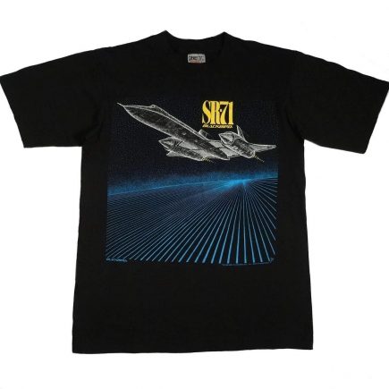 SR-71 Blackbird Lockheed Vintage Shirt Tarks Tees image on front of shirt
