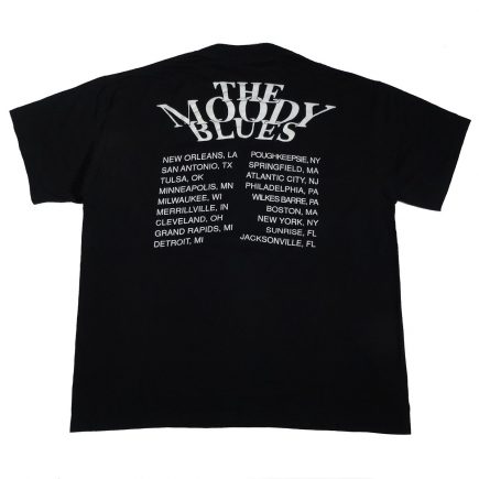 moody blues vintage 1991 tour t shirt back