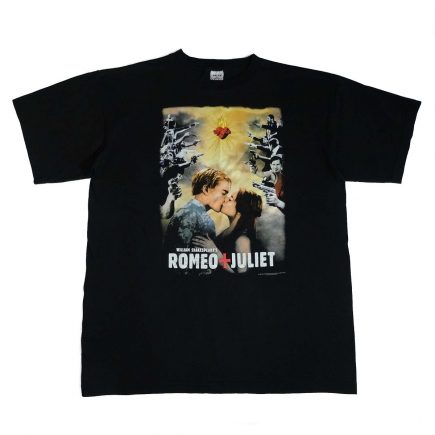 romeo juliet vintage 90s t shirt decaprio movie front image