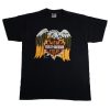 vintage 80s harley davidson eagle holoubek t shirt front