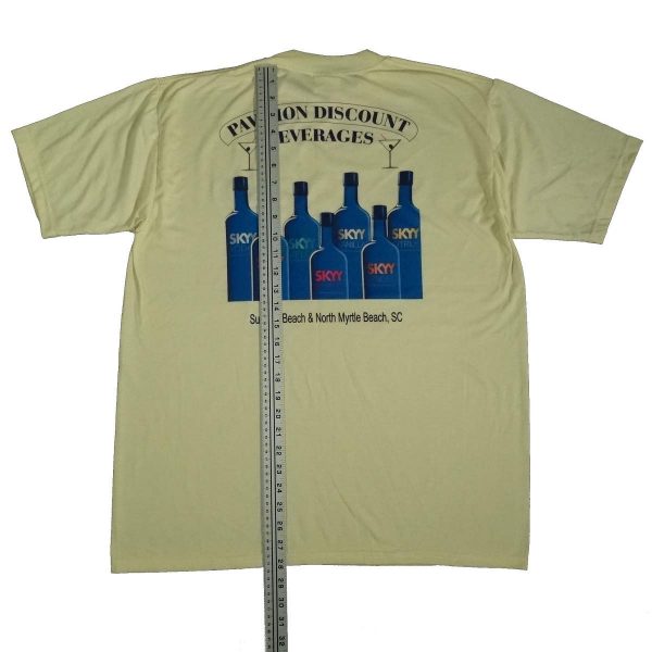 skyy vodka myrtle beach liquor vintage shirt length measurements