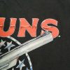 la guns cocked & loaded vintage 80s t shirt trademark