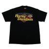 boston harley davidson vintage 90s t shirt front