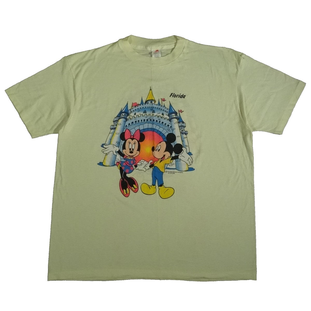 mickey and minnie mouse magic kingdom florida vintage shirt front