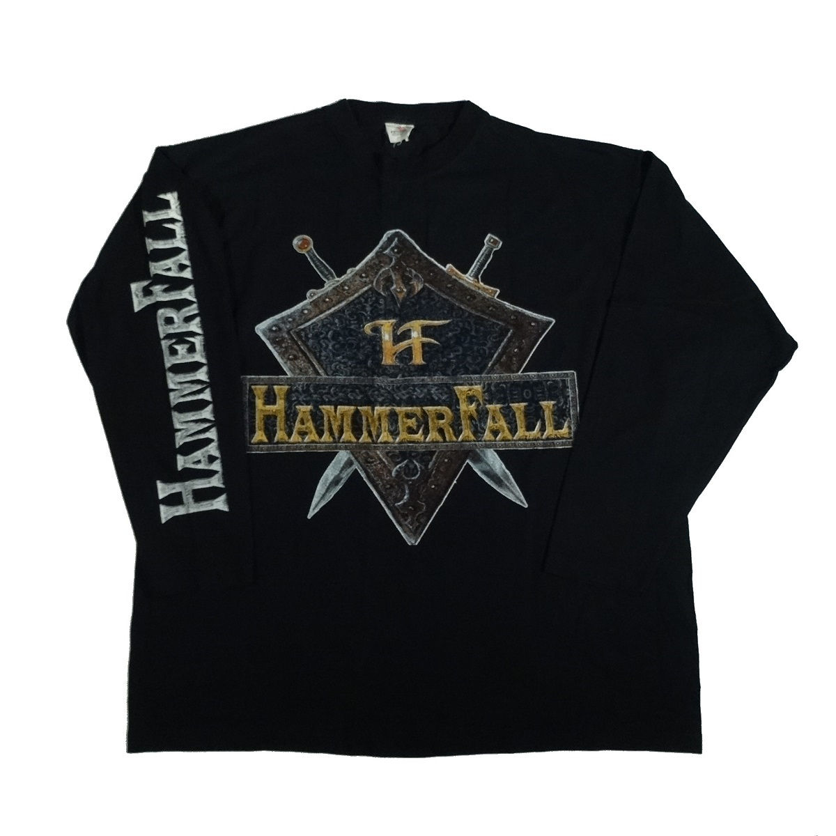 HammerFall Vintage 90s T-Shirt Legacy Templar Tour Concert - Tarks 