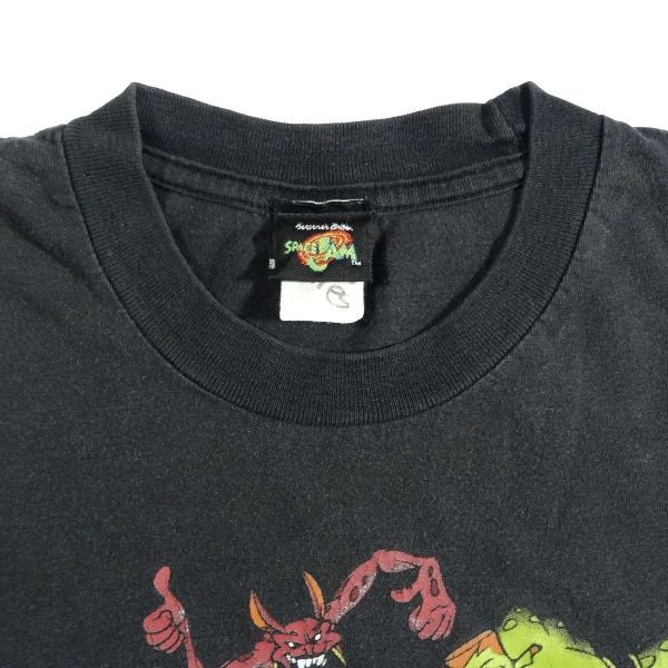 space jam monstars vintage 90s t shirt collar size tag