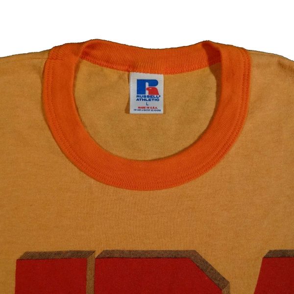 usa basketball vintage 90s rayon tri blend t shirt collar size tag