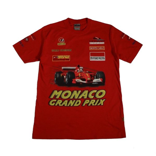 monaco grand prix racing futuro pilota t shirt front