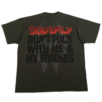 soulfly call to arms t shirt 2003 concert tour back