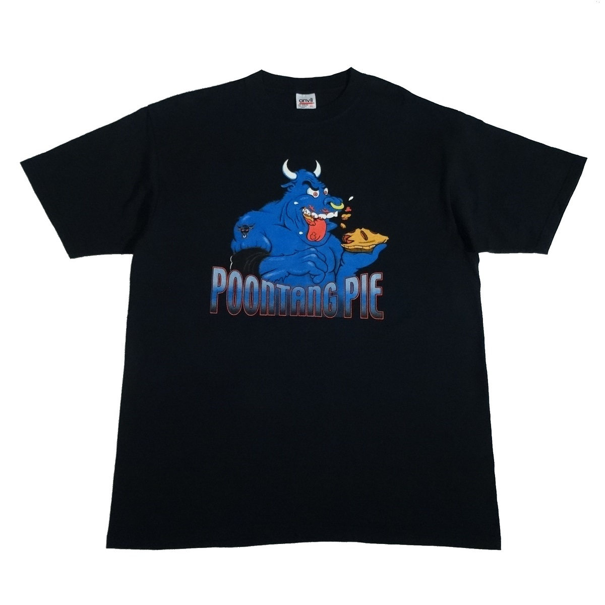 the rock wwf poontang pie vintage t shirt front