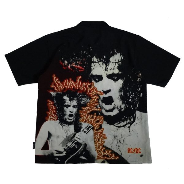 ac dc angus young vintage dragonfly shirt back