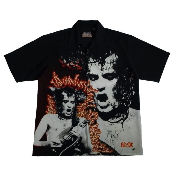 ac dc angus young vintage dragonfly shirt front