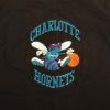 charlotte hornets vintage starter baseball jersey back graphic