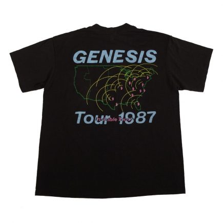 genesis invisible touch concert tour 1987 vintage 80s t shirt back