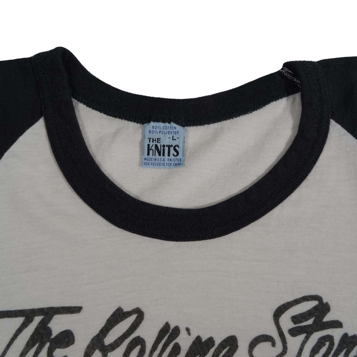 The Rolling Stones 1981 Tour T-Shirt Vintage 80s Raglan - Tarks Tees