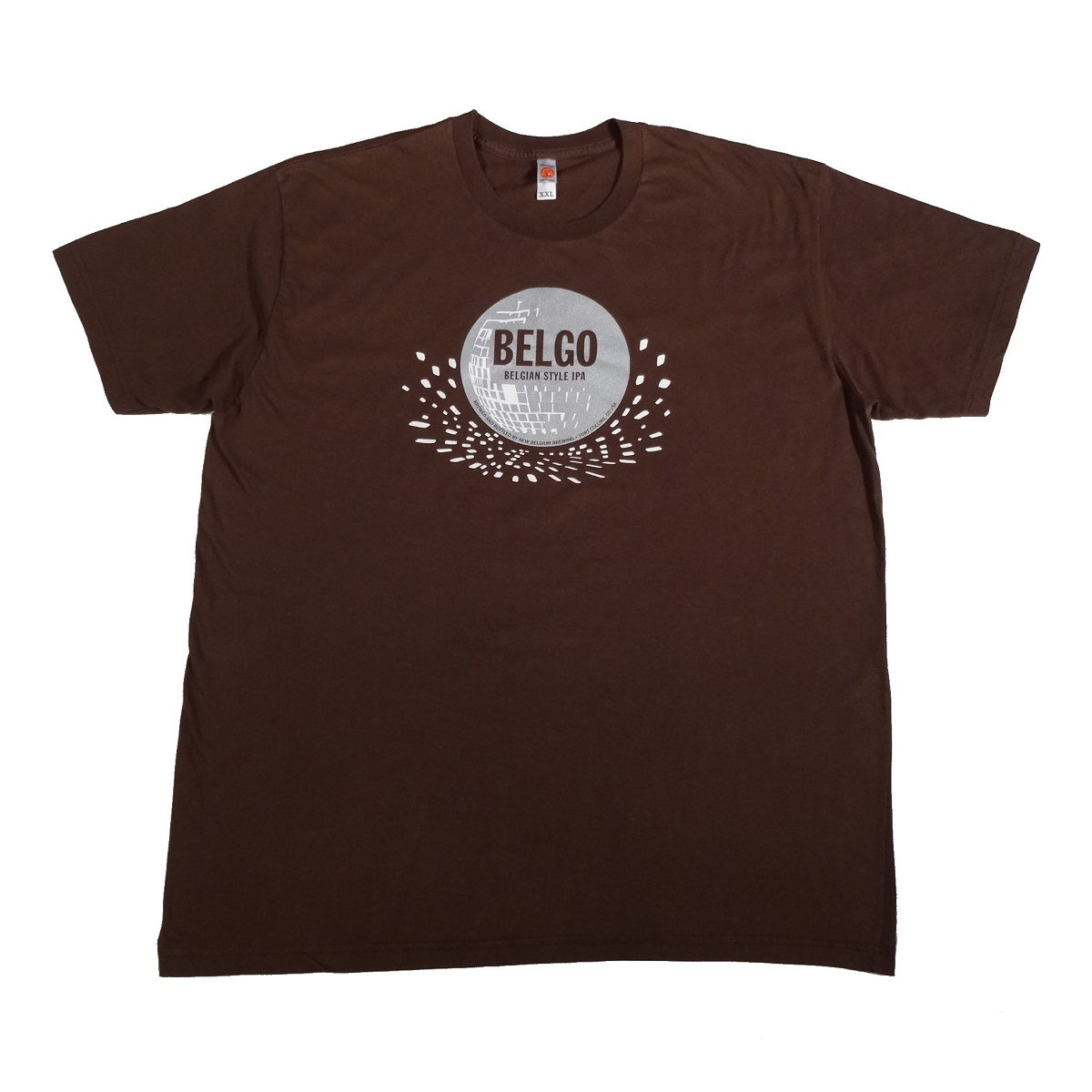 belgo belgian style ipa t shirt new belgium brewing front