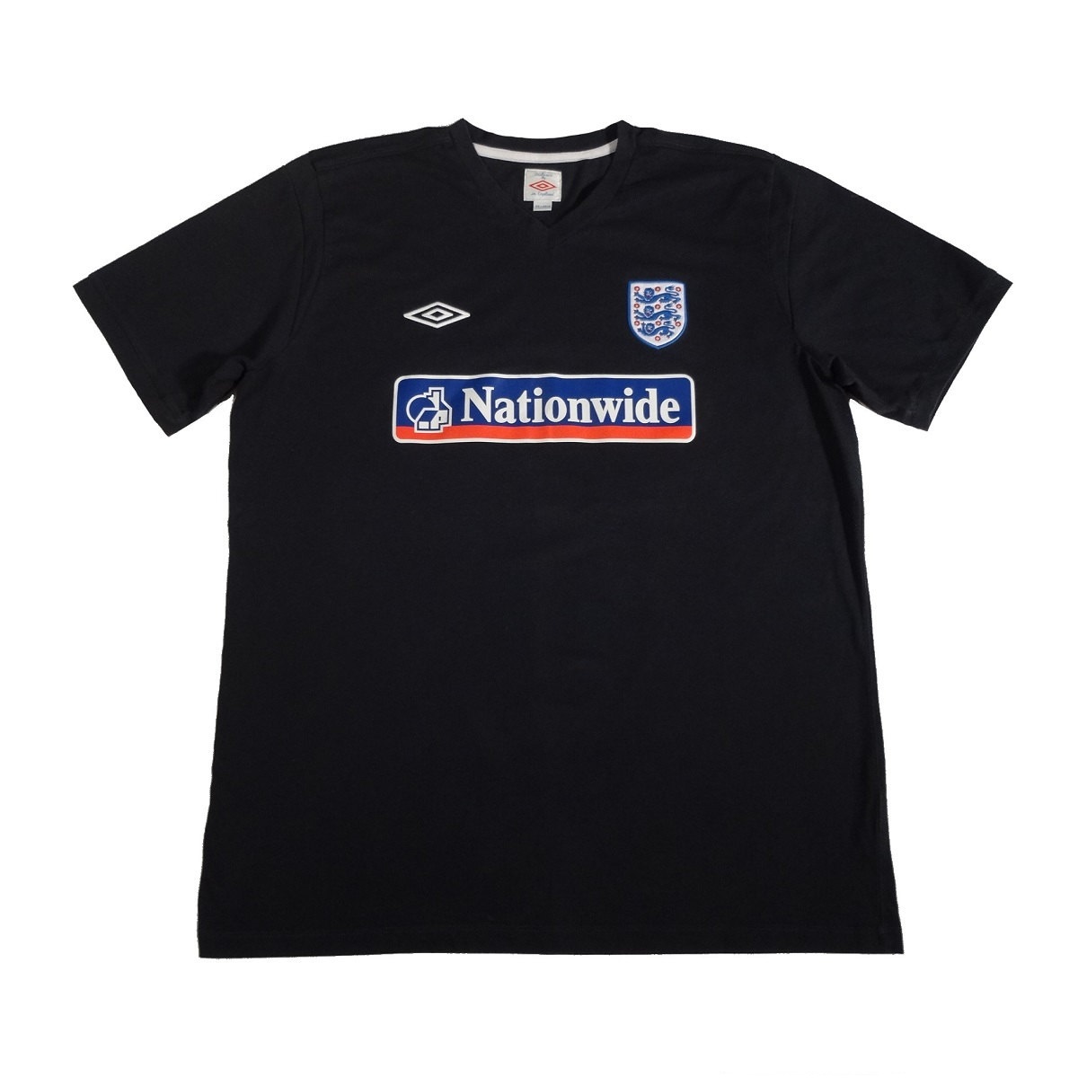 england soccer football shirt nationwide umbro front