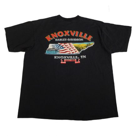knoxville tennessee harley davidson vintage 90s t shirt back