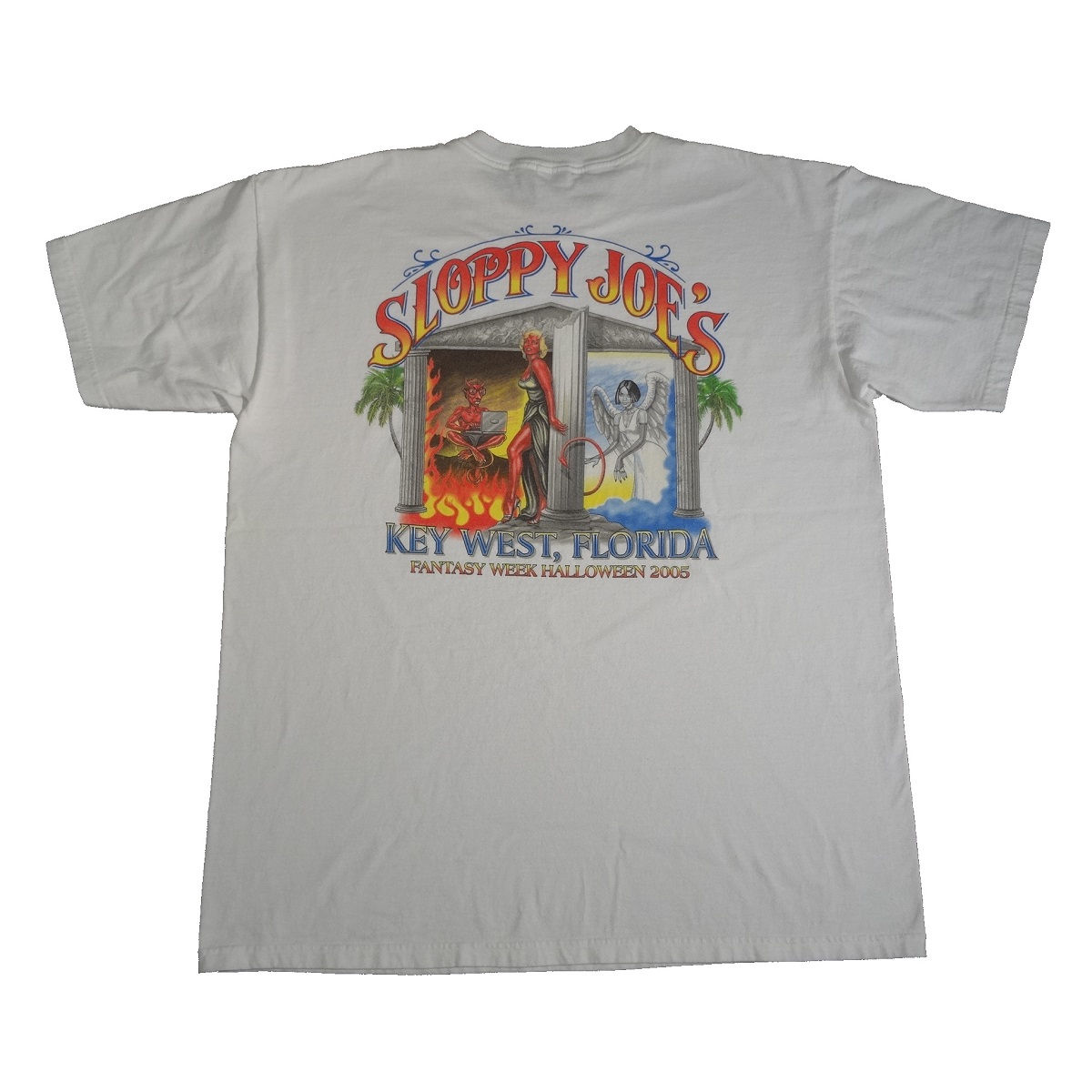 sloppy joes key west fantasy fest 2005 t shirt back