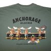 anchorage alaska funny moose dropping t shirt back graphic