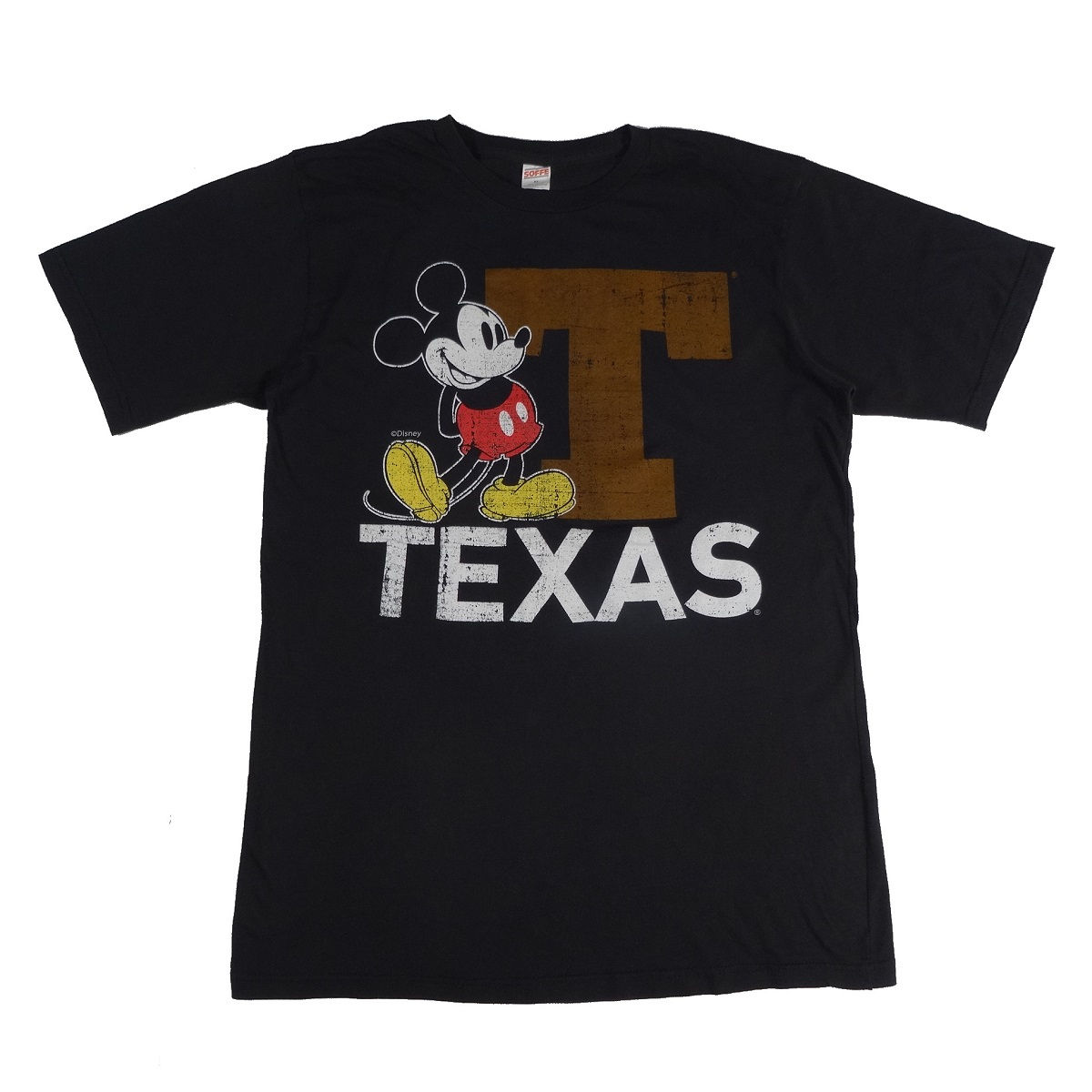 texas longhorns mickey mouse t shirt front